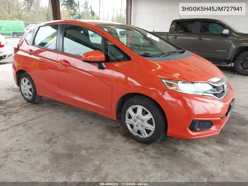 3HGGK5H45JM727941 2018 Honda Fit Lx