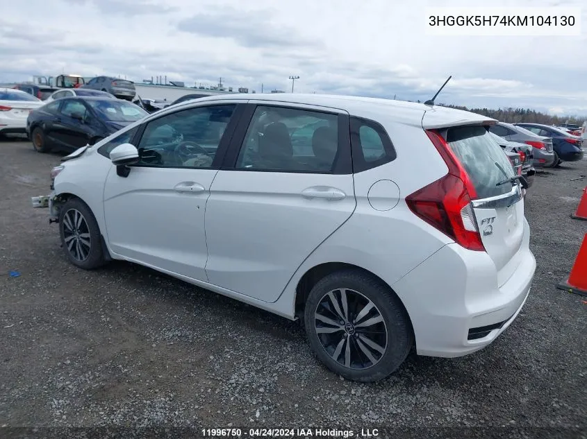 3HGGK5H74KM104130 2019 Honda Fit