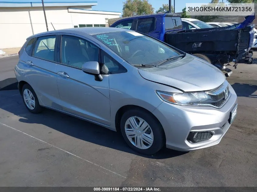 3HGGK5H46KM721356 2019 Honda Fit Lx