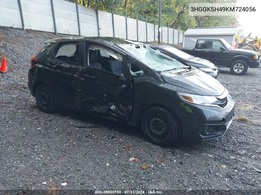 3HGGK5H49KM724056 2019 Honda Fit Lx