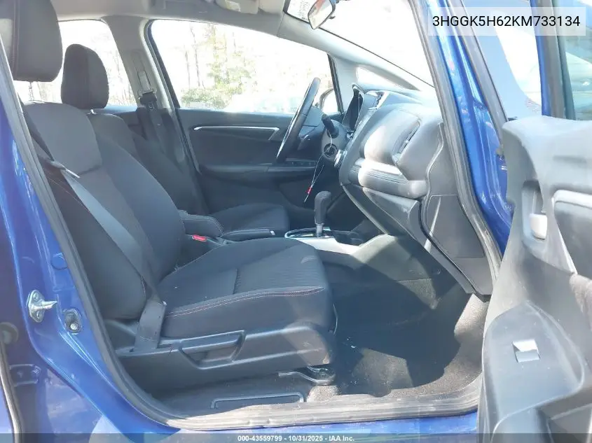 3HGGK5H62KM733134 2019 Honda Fit Sport
