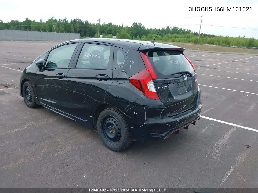 3HGGK5H66LM101321 2020 Honda Fit