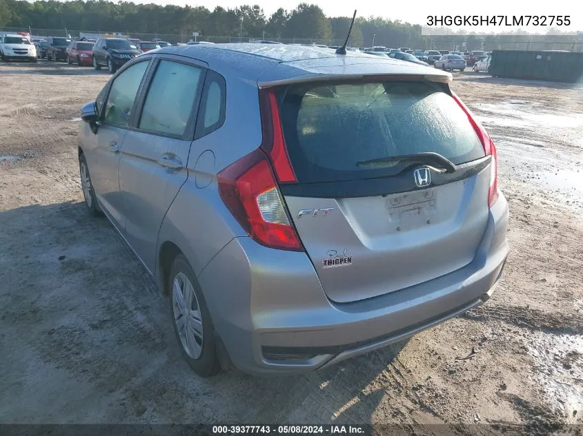 3HGGK5H47LM732755 2020 Honda Fit Lx