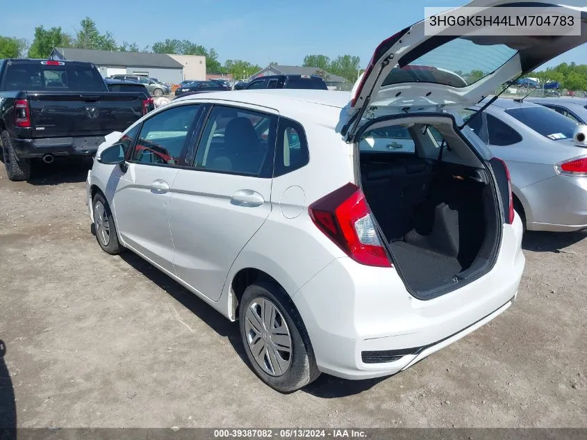 2020 Honda Fit Lx VIN: 3HGGK5H44LM704783 Lot: 39387082