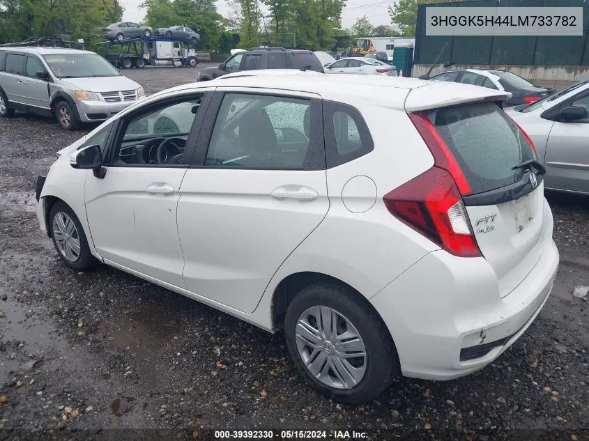 2020 Honda Fit Lx VIN: 3HGGK5H44LM733782 Lot: 39392330