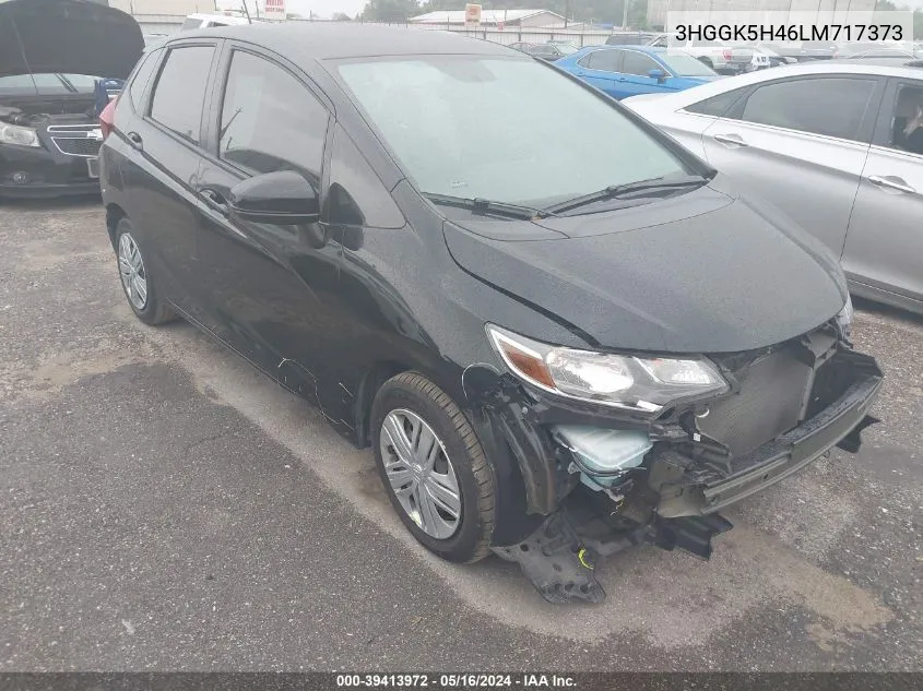 2020 Honda Fit Lx VIN: 3HGGK5H46LM717373 Lot: 39413972