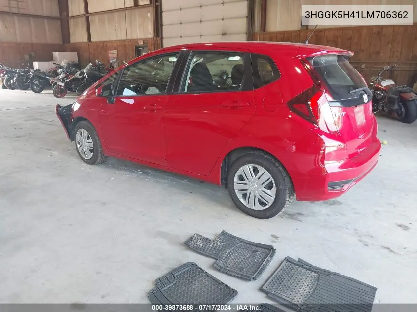 3HGGK5H41LM706362 2020 Honda Fit Lx