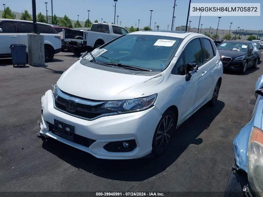 3HGGK5H84LM705872 2020 Honda Fit Ex