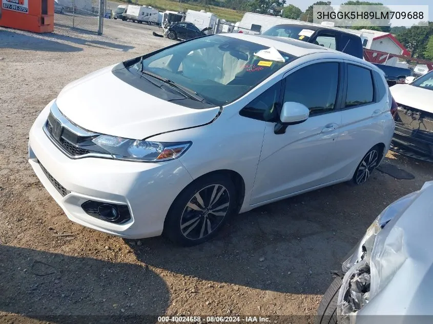 3HGGK5H89LM709688 2020 Honda Fit Ex