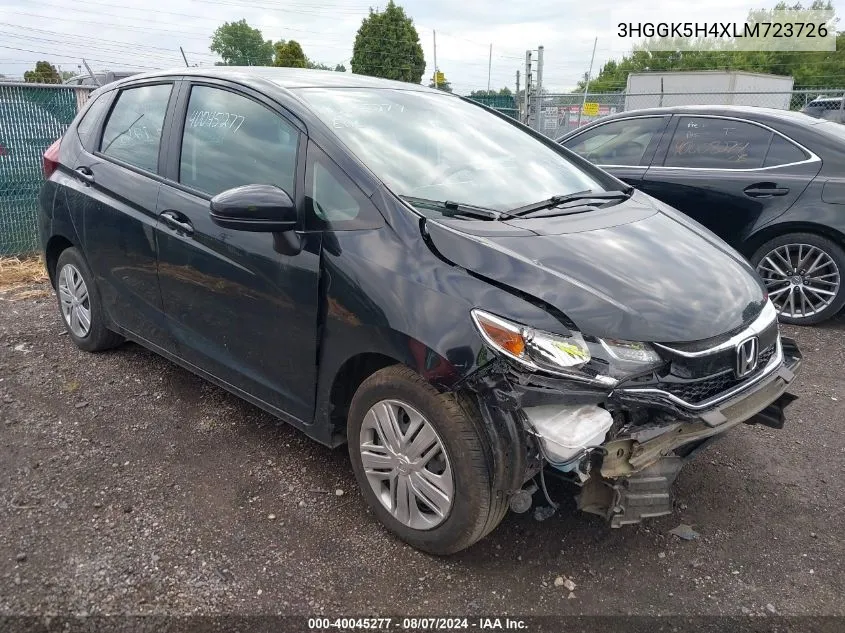 2020 Honda Fit Lx VIN: 3HGGK5H4XLM723726 Lot: 40045277