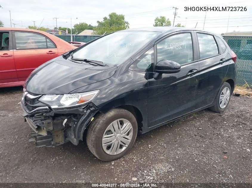 2020 Honda Fit Lx VIN: 3HGGK5H4XLM723726 Lot: 40045277