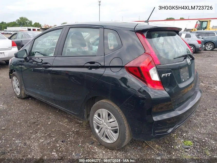 3HGGK5H4XLM723726 2020 Honda Fit Lx