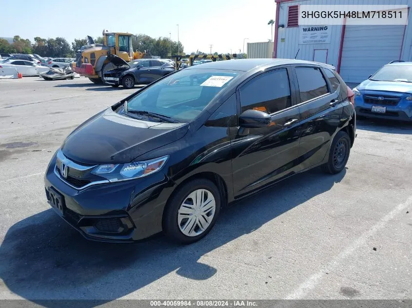 3HGGK5H48LM718511 2020 Honda Fit Lx