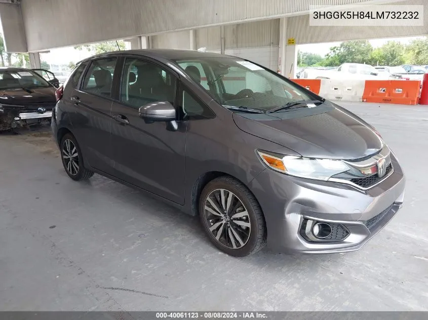 2020 Honda Fit Ex VIN: 3HGGK5H84LM732232 Lot: 40061123