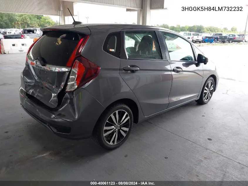 2020 Honda Fit Ex VIN: 3HGGK5H84LM732232 Lot: 40061123