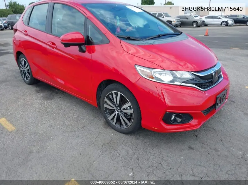 3HGGK5H80LM715640 2020 Honda Fit Ex