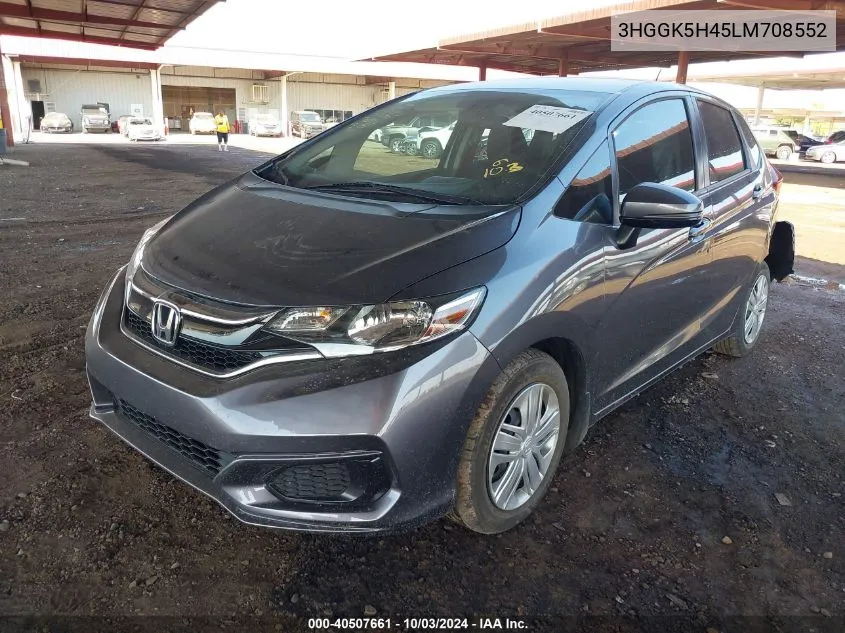 3HGGK5H45LM708552 2020 Honda Fit Lx