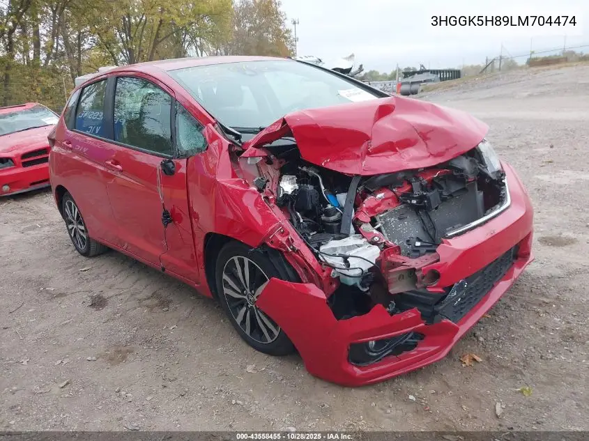 3HGGK5H89LM704474 2020 Honda Fit Ex