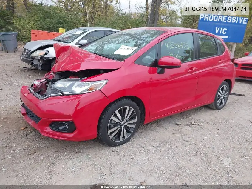 3HGGK5H89LM704474 2020 Honda Fit Ex