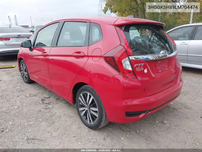 3HGGK5H89LM704474 2020 Honda Fit Ex