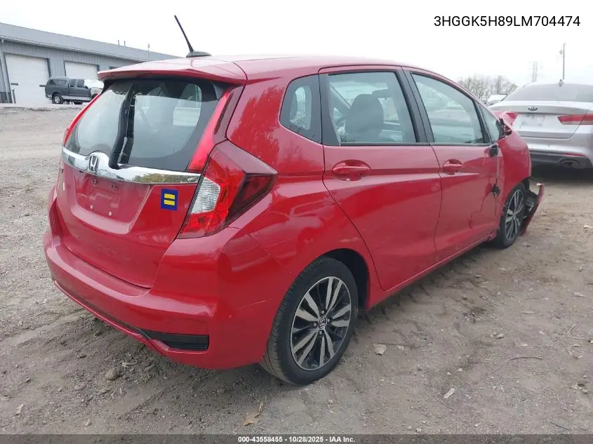 3HGGK5H89LM704474 2020 Honda Fit Ex