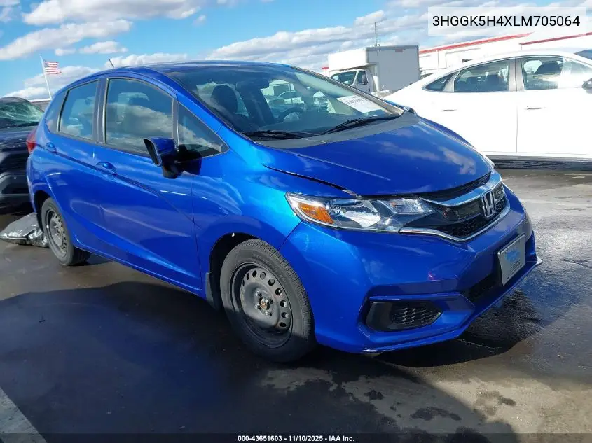 3HGGK5H4XLM705064 2020 Honda Fit Lx