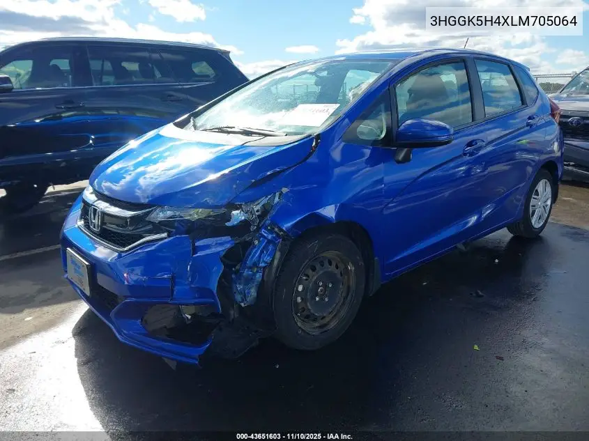 3HGGK5H4XLM705064 2020 Honda Fit Lx