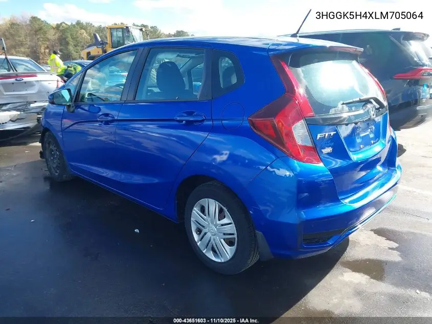 3HGGK5H4XLM705064 2020 Honda Fit Lx