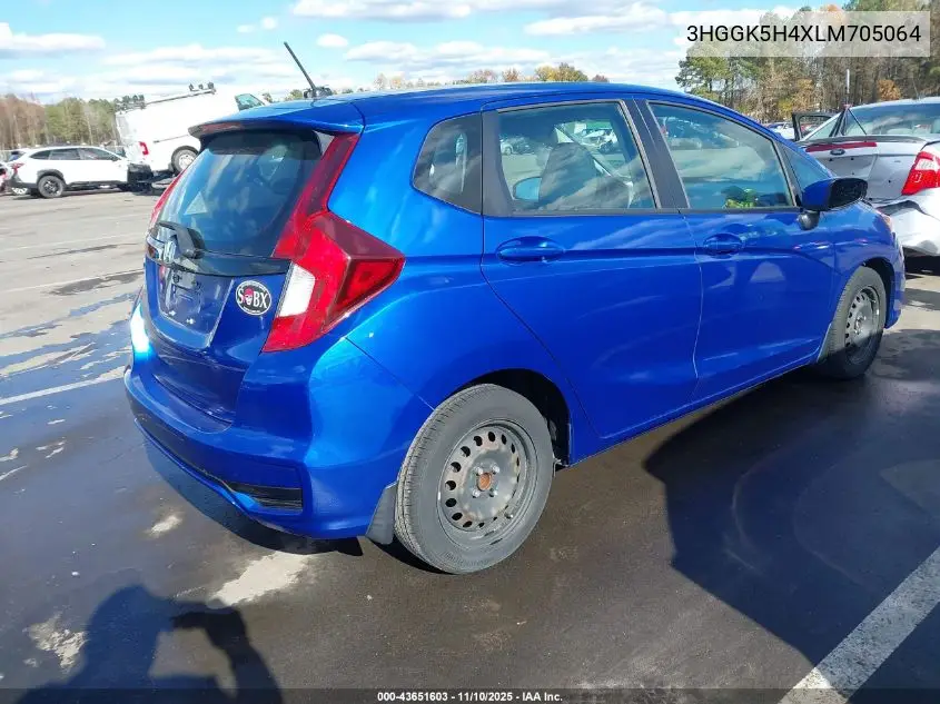 3HGGK5H4XLM705064 2020 Honda Fit Lx