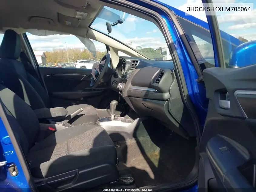 3HGGK5H4XLM705064 2020 Honda Fit Lx