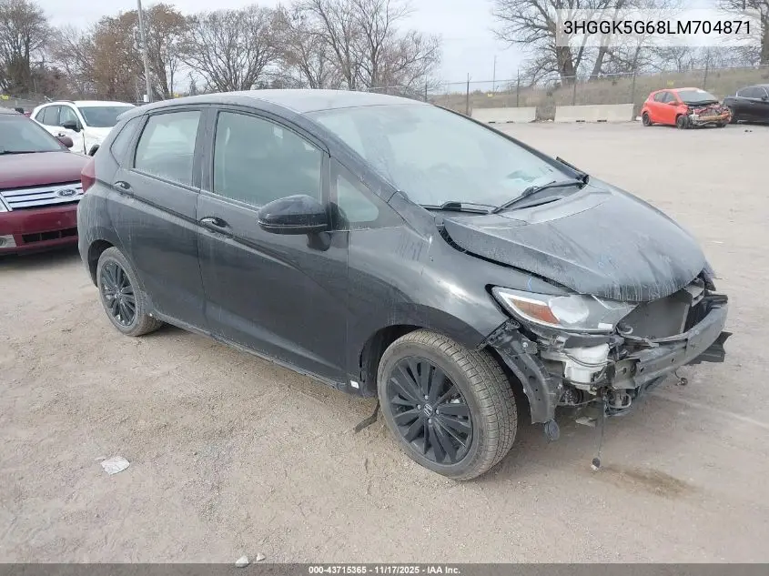 3HGGK5G68LM704871 2020 Honda Fit Sport