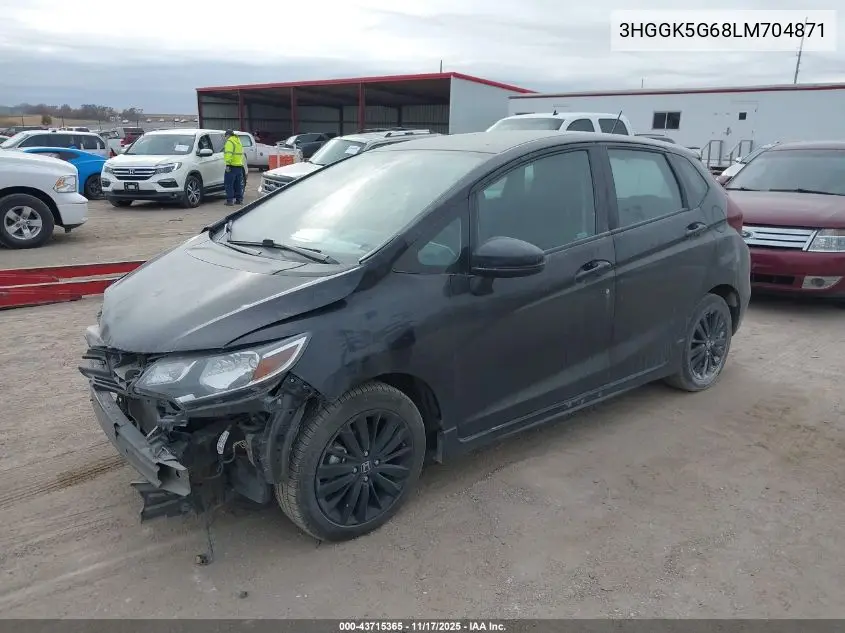 3HGGK5G68LM704871 2020 Honda Fit Sport