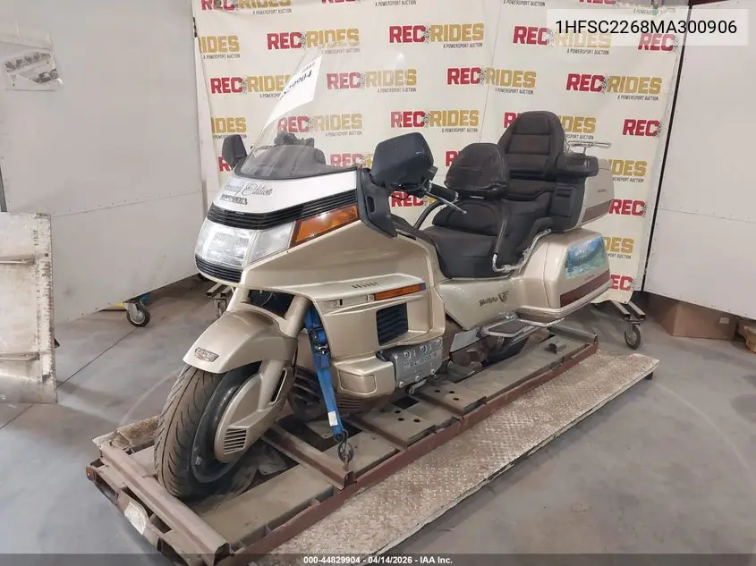 1991 Honda Gl1500 I VIN: 1HFSC2268MA300906 Lot: 44829904