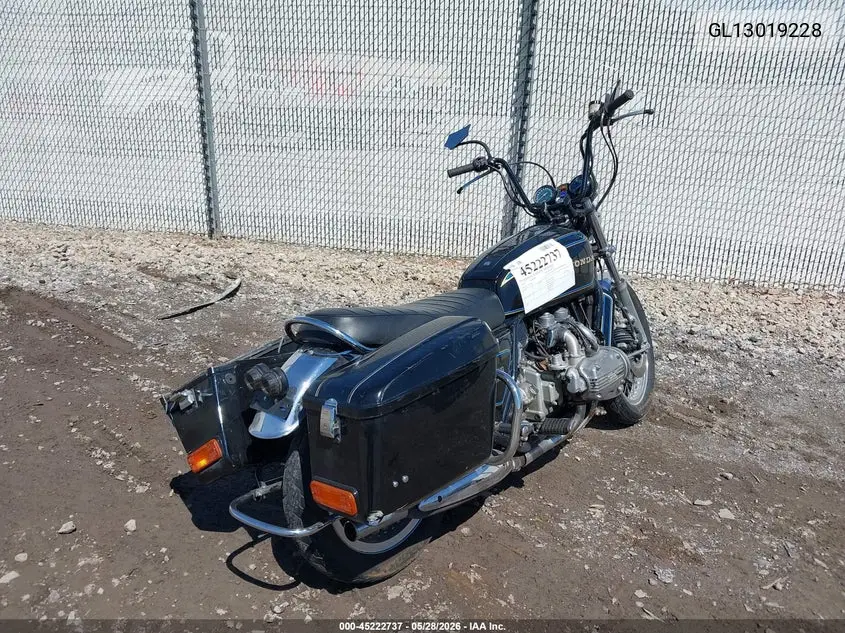 1982 Honda Gold Wing VIN: GL13019228 Lot: 45222737