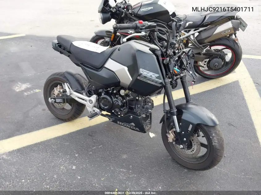 2026 Honda Grom 125 VIN: MLHJC9216T5401711 Lot: 44013631