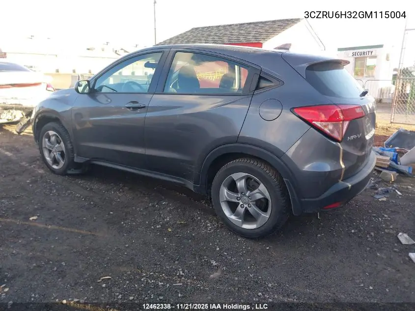 3CZRU6H32GM115004 2016 Honda Hr-V Lx
