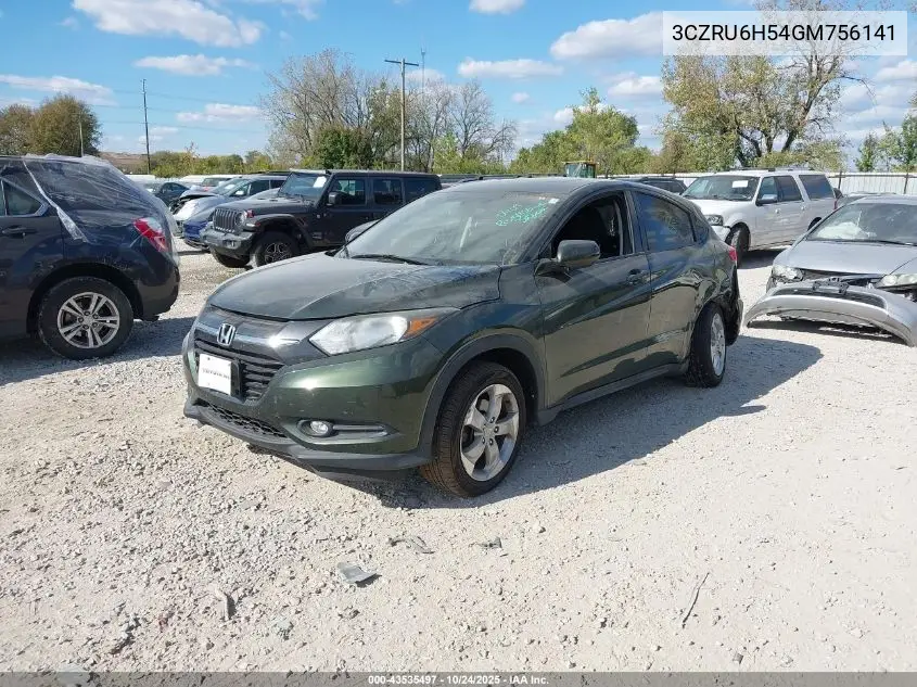 3CZRU6H54GM756141 2016 Honda Hr-V Ex