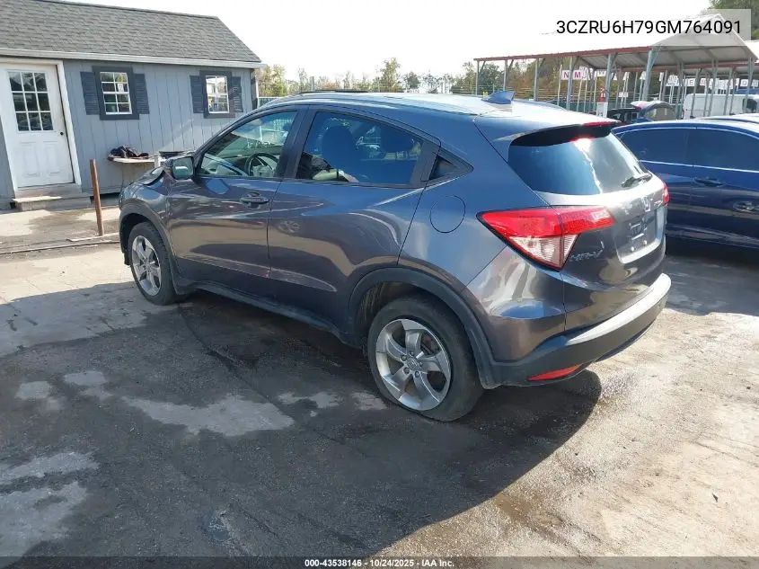 3CZRU6H79GM764091 2016 Honda Hr-V Ex-L