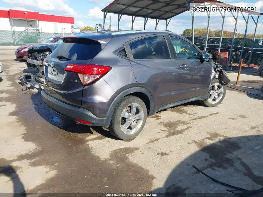 3CZRU6H79GM764091 2016 Honda Hr-V Ex-L