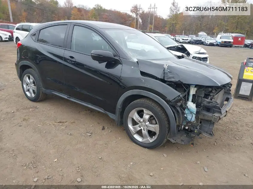 3CZRU6H54GM711183 2016 Honda Hr-V Ex