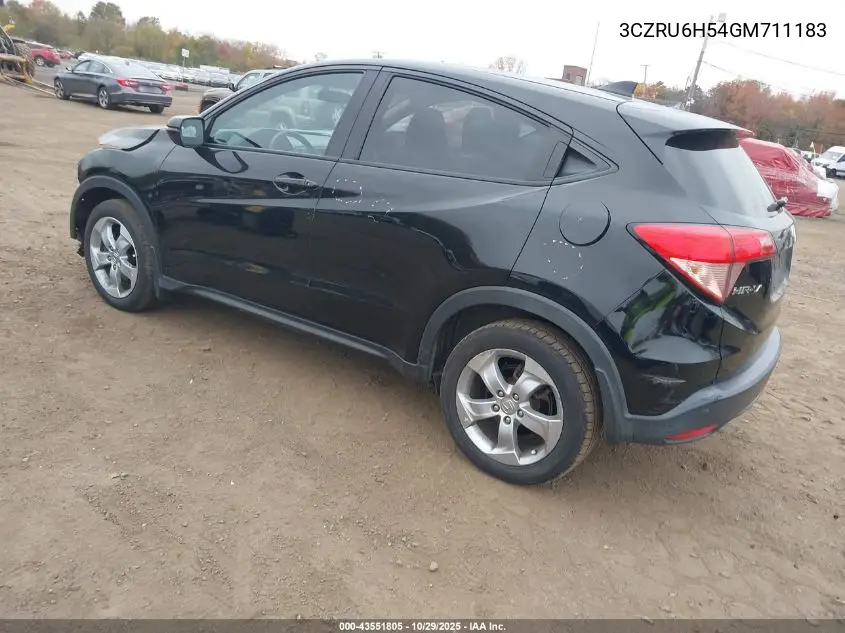 3CZRU6H54GM711183 2016 Honda Hr-V Ex
