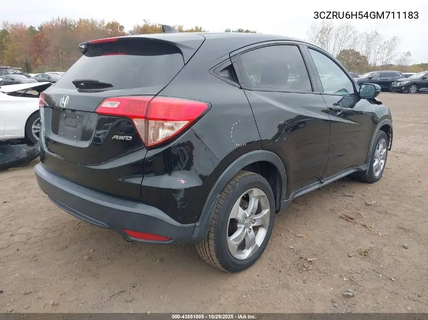 3CZRU6H54GM711183 2016 Honda Hr-V Ex