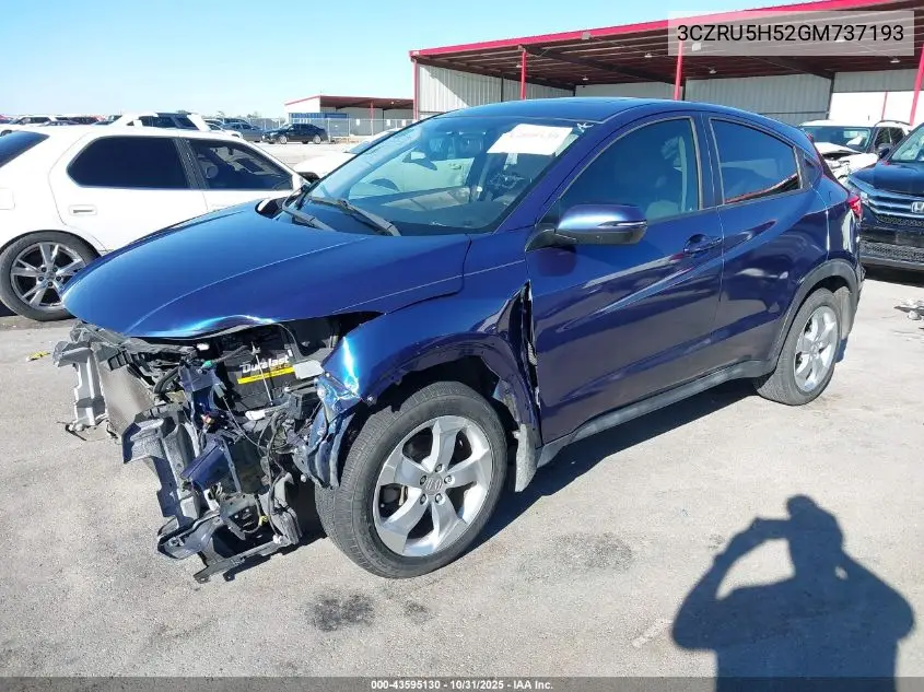 3CZRU5H52GM737193 2016 Honda Hr-V Ex