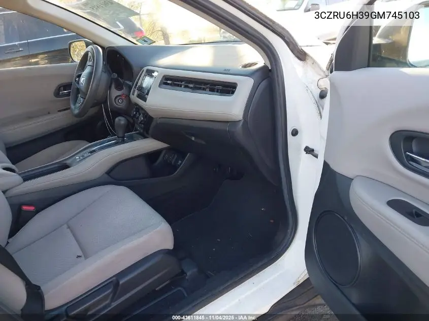 3CZRU6H39GM745103 2016 Honda Hr-V Lx