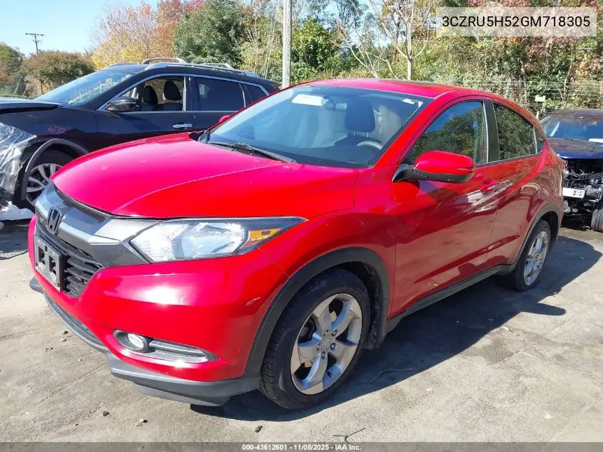 3CZRU5H52GM718305 2016 Honda Hr-V Ex