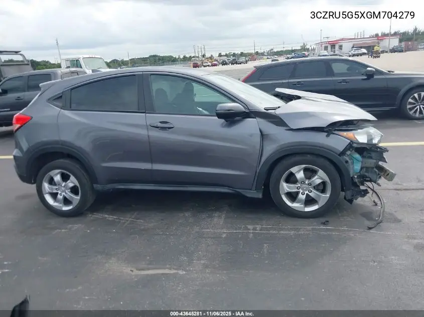 3CZRU5G5XGM704279 2016 Honda Hr-V Ex