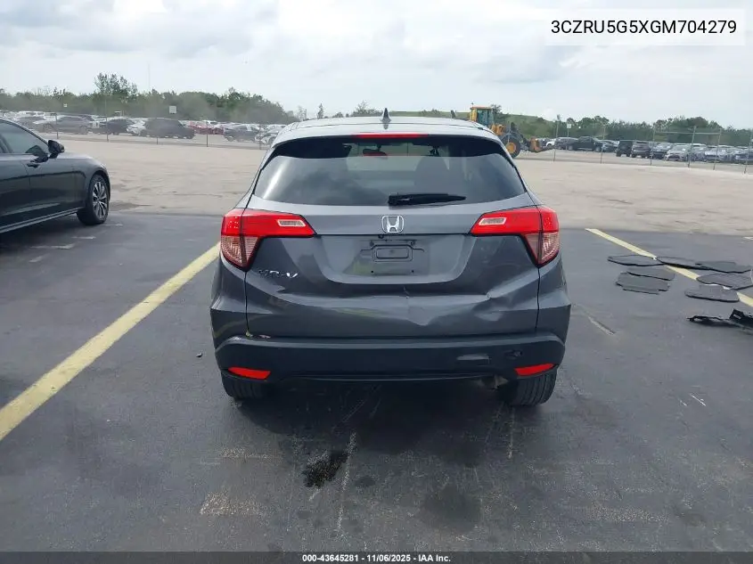 3CZRU5G5XGM704279 2016 Honda Hr-V Ex