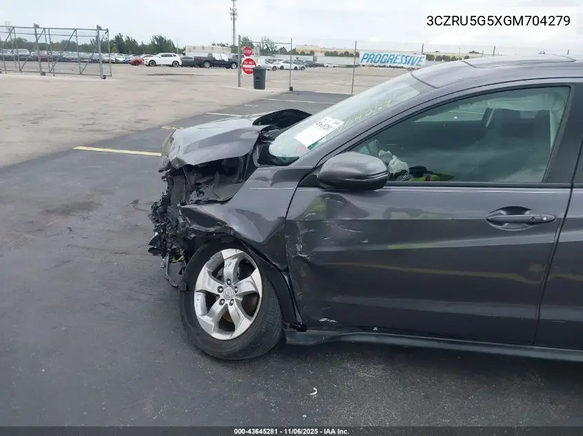 3CZRU5G5XGM704279 2016 Honda Hr-V Ex