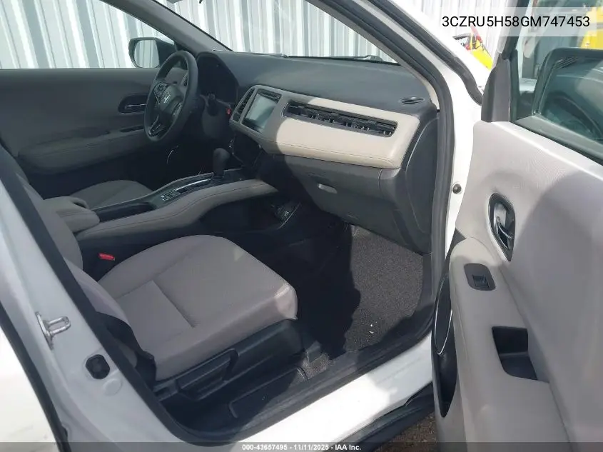 3CZRU5H58GM747453 2016 Honda Hr-V Ex