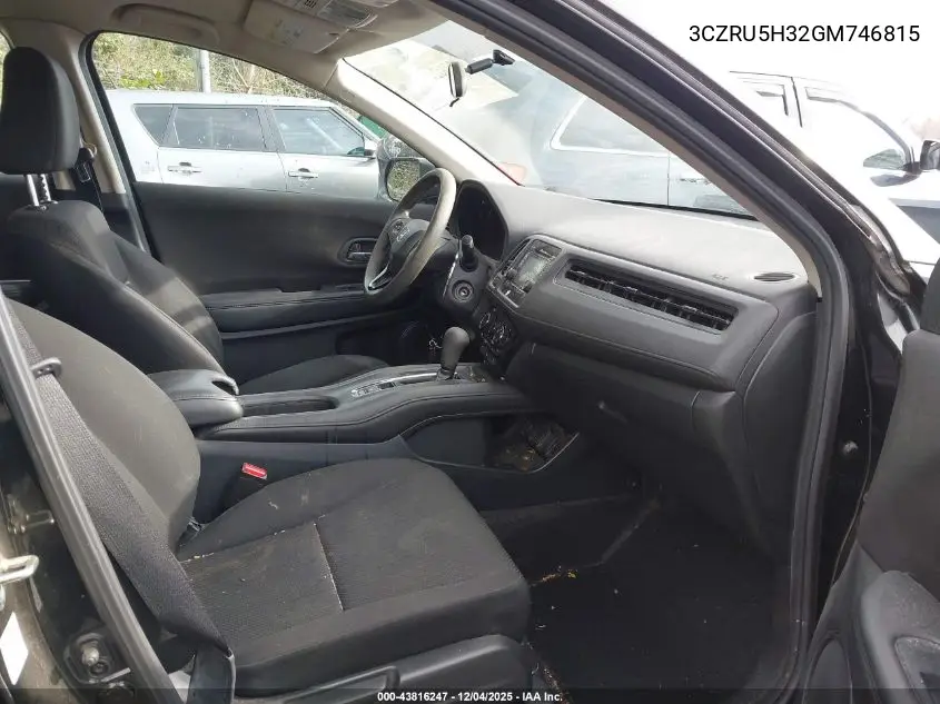 3CZRU5H32GM746815 2016 Honda Hr-V Lx
